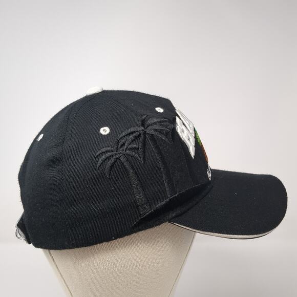 Hawaii Aloha State Strapback Baseball Cap Black One Size Banana Expression - Picture 5 of 10
